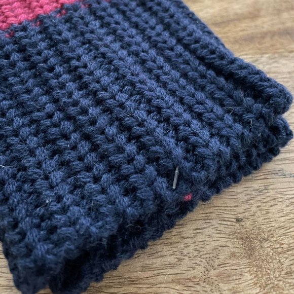 5/$20 NEW OS Girls Knitted Reversible Boot Cuffs - Picture 2 of 4